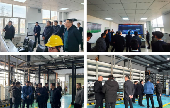 寧夏生態(tài)環(huán)境廳平學(xué)智廳長(zhǎng)一行 到麥王環(huán)境南川工業(yè)園區(qū)污水